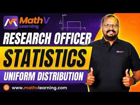 RESEARCH OFFICER STATISTICS | Uniform Distribution Explained | Kerala PSC