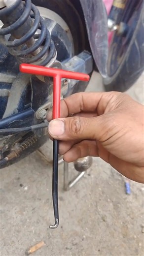 Installing an E-Bike Footrest Spring.