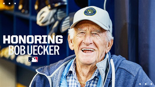1.2M views · 32K reactions | Brewers broadcasting legend Bob Uecker was honored ahead of Milwaukee's home opener. | MLB | Facebook