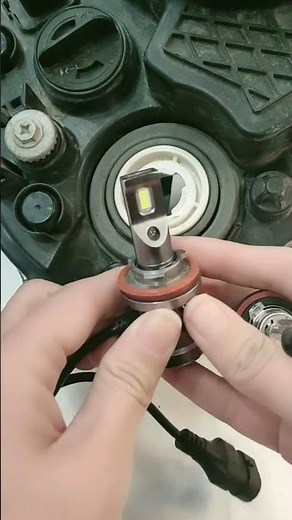 How to install the LED headlight bulb H8/H9/11 correctly?