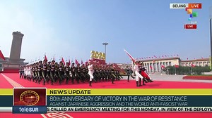China | Parade for 80th Anniversary of the Victory Against Japanese Aggression begins