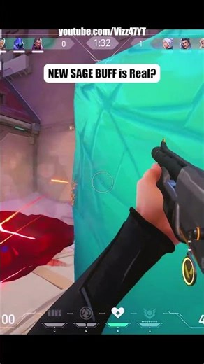 NEW SAGE BUFF is Real #ValorantShorts