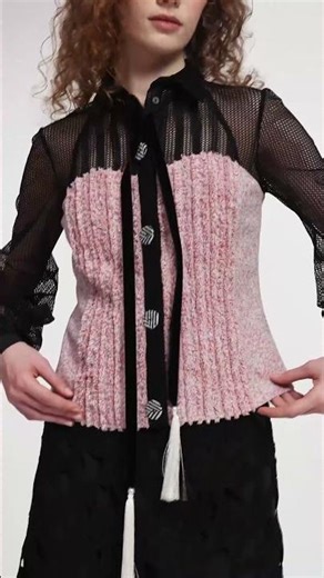 Sheer Mesh & Cutout Lace