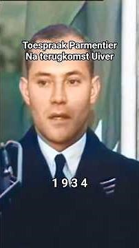 1934 - Parmentier speech upon return to Uiver