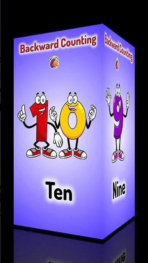 backward counting song for kids #kidslearning #staylittlechannel