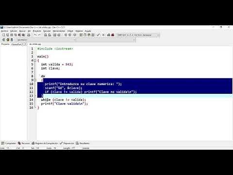 Uso del ciclo do while en C++