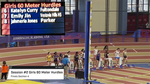 High School Girls' 60m Hurdles Session #2, Finals 4 | Ice Breaker #1