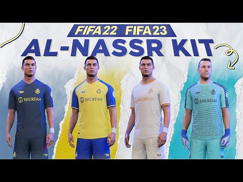 Al Nassr 22/23 Kits Mod For FIFA 22 & 23 + Tutorial