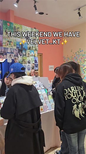 Artist Alley Shop Toronto on Instagram: "This weekend we have @velvet_kt as our pop up table this weekend~✨️ . Velvet KT makes art and accessories inspired by softness and nostalgia. They hope their work can inspire more gentleness in the world! This weekend only at our Toronto location~! Dec 20-21 . . . #animeshop #animemerch #loveanddeepspace #chainsawman #frieren"