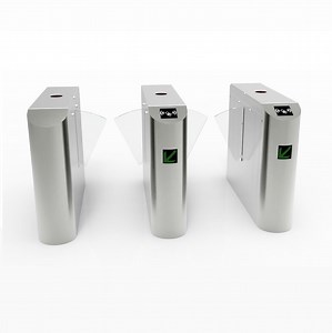 [Hot Item] Card Access Control Flap Barrier Optical Flap Turnstile Automatic Barrier Gate