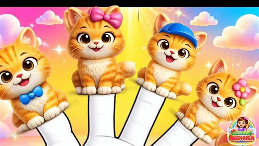 Cat Finger Family