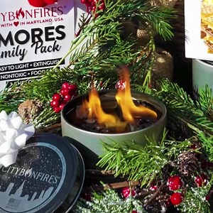 'Tis the season for cozying up by the fire! 🔥 City Bonfires Portable Fire Pits are the perfect gift for everyone on your list! | City Bonfires