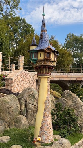 Disney Parks on Instagram: "And at last we see the light ☀️ Rapunzel’s Tower debuts tomorrow as part of Storybook Land Canal Boats at @Disneyland Park "