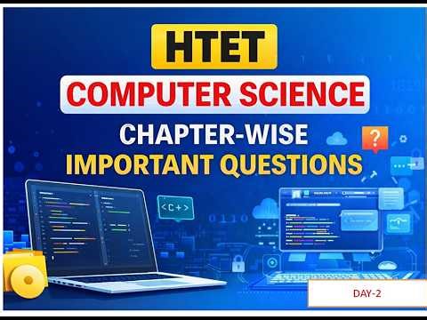 COMPUTER SCIENCE CLASS |DAY -2| for HTET , CTET and NVS exam