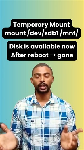 Types of mount in Linux explained | Linux Commands In Telugu | #shorts #linux #linuxcommands #mount
