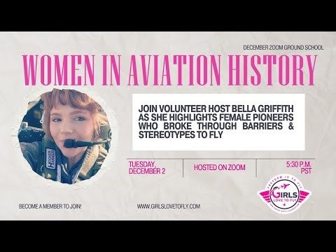 Women in Aviation History: December Zoom Ground School