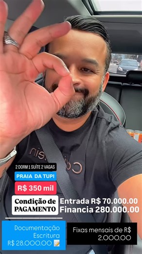 LEITTE LEMES | IMOBILIÁRIA PRAIA GRANDE on Instagram: "CASA INDIVIDUAL INDEPENDENTE NA PRAIA DA TUPI POR APENAS R$ 350.000.00 ( 2 Dormitórios 1 Suíte 2 Vagas ) Casa usada térrea à venda 🔥 Aceita Financiamento Bancário ( Qualquer Banco 🏦 ) PLANO MÍNIMO DE PAGAMENTO : ENTRADA MÍNIMA DE 70 mil financia 280.000.00 pagando umas parcelas à partir de R$ 2.000.00 📝 CUSTO COM A DOCUMENTAÇÃO ESCRITURA R$ 28.000.00 Saiba como FICA A SIMULAÇÃO COM O SEU PERIL 👇🏻 ☎️ (13) 98128 3949 imobiliária Leitte Le