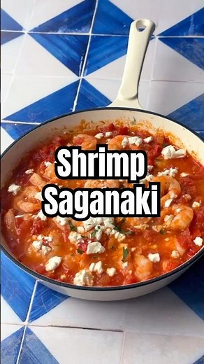 Easy Shrimp Saganaki 🍤| One-Pan Greek Dinner in 20 Minutes!