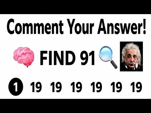 IQ Test Challenge 🧠 | Can You Solve This Math Puzzle?