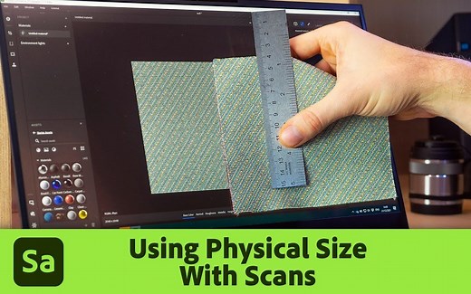 Substance 3D Sampler 新版本 — 引入物理尺寸功能