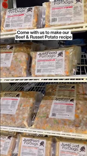 Beef and Russet Potato Recipe for Dogs | JustFoodForDogs