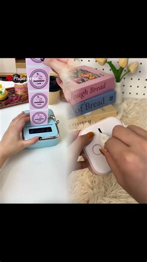 Print baking labels with Phomemo M250 label maker! #phomemo #labelprinter
