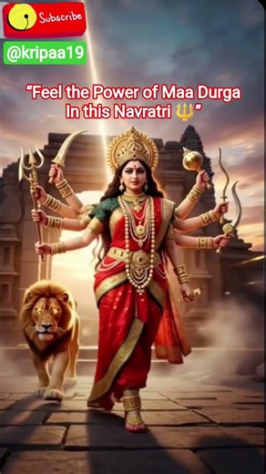 “Feel the Power of Maa Durga in this Navratri 🔱”