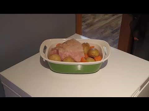 Pork Cottage Roll cooked on slow cooker