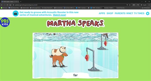 Dogs On Ice (Budget Cut Version) - Martha Speaks Game