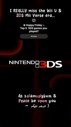 ✿The 3DS startup jingle because i miss those days… #nintendo3ds