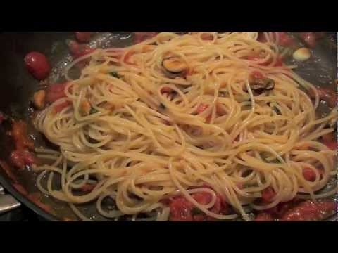 How to make Spaghetti with mussels Recipe