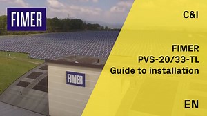 🎞️ Watch this new step by step video on how to install the new PVS-20/30/33-TL string inverter for C&I applications. Find out more at on our new line of three-phase string inverters at: https://bit.ly/3AwngME | FIMER