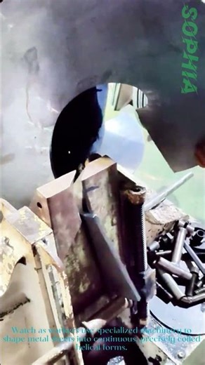 How Helical Blades Are Rolled: Metalworking Process Revealed