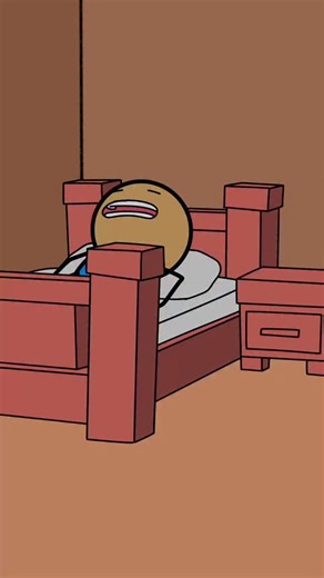 St. Pappi on Instagram: "That 3am bathroom trip be like… #animation #comedy #funny #relatable"