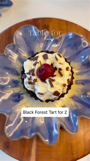 15 Minute Black Forest Tart for 2!