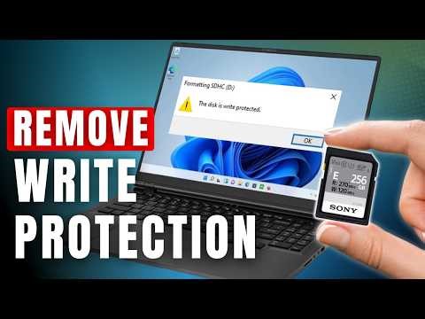 Remove Write Protection From SD Card Easily (3 Ways)