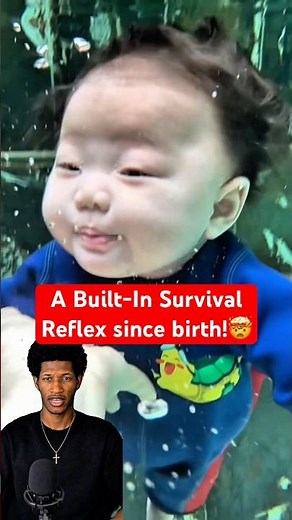 Babies Are Born With A Built-In Survival Reflex!
