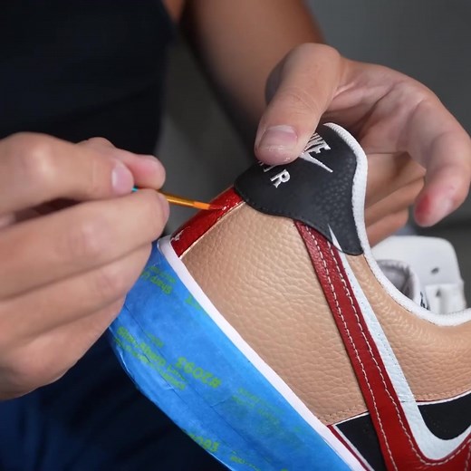 Surprising Dennis Rodman With Customized Shoes! 👟 #reels #shoes #costumized #DIY #design #viral | MARKO