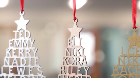 Family Christmas Ornament - 2025 Personalized Ornament With Names - Christmas Tree Ornament - Etsy