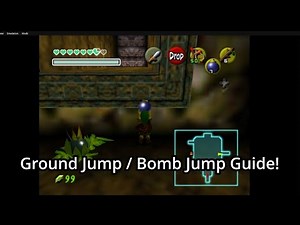 [LOZ] Ocarina of Time - Ground Jump / Bomb Jump Guide