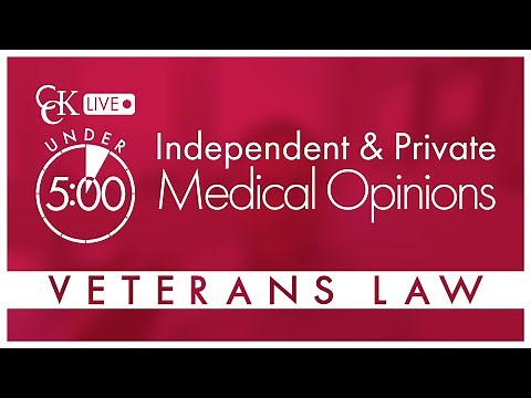 Independent Medical Opinion: VA Nexus Letter