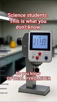 Optical Pyrometer #science #scienceexperiment #measurement #engineering #automotive #adventure