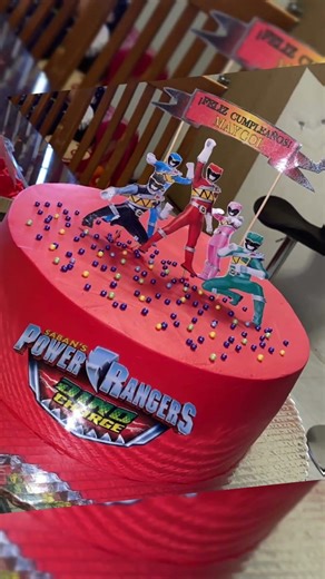 Pastel y cupcakes: power rangers