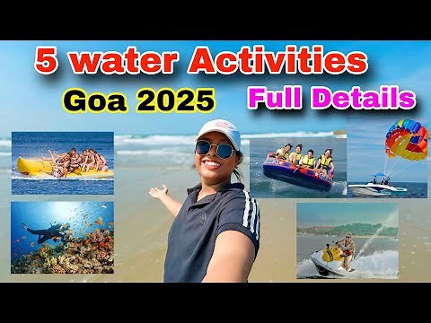 Top 5 Water sports In Goa 😍 | Best Water activities In Goa | 5 rides for 1300/- only | Ani Shelina