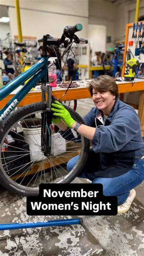 Thanks for all the great work and fun last night ladies! Our next Women’s Night will be Monday, December 1st, 6-9pm. Sign up on eventbrite bikex.eventbrite.com #womensnight #wtfnight #bicyclerepair #bikerepair #volunteer #bicycle #nonprofit #communitybikeshop | Silicon Valley Bicycle Exchange | Facebook