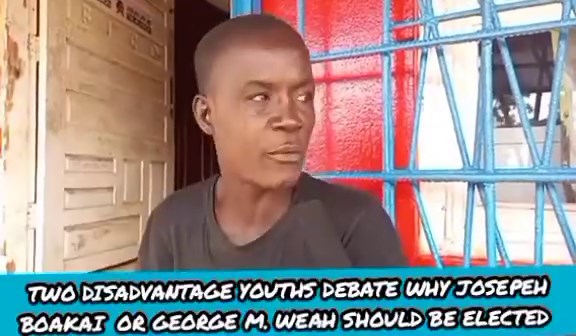 WHY AMB. BAOKAI OR PRES. WEAH ? TWO DISADVANTAGE YOUTHS DEBATE IN BUCHANAN. | Ablee-Jay TV