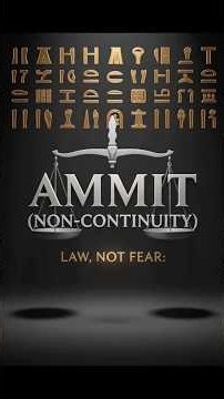 AMMIT (NON-CONTINUITY)Law, Not Fear.