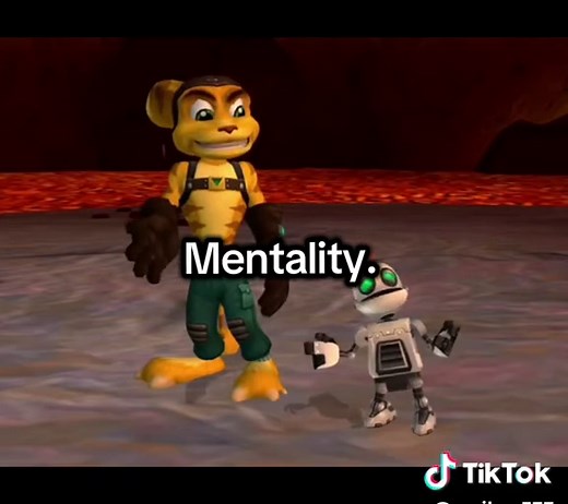 Mentality. Ratchet y clank #ratchetyclank #mentality
