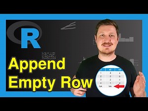 Add Empty Row to Data Frame in R (Example) | nrow() Function | How to Append NA Values in New Line