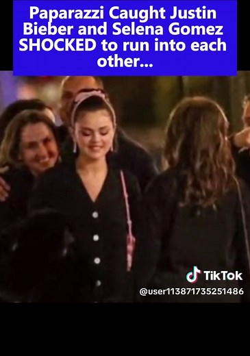 Paparazzi Caught Justin Bieber and Selena Gomez SHOCKED to run into each other...#celebrity #drama #news